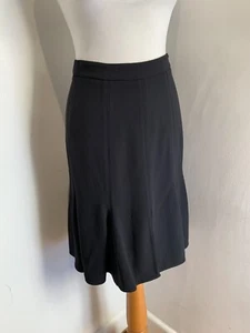 Stella McCartney Crepe Skirt A line EU 38 UK 8 VGC fluid black classic panels - Picture 1 of 10