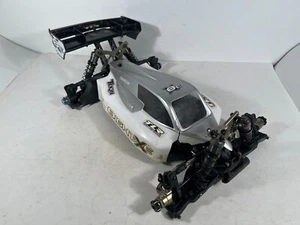 Used Dirty Losi 8IGHT-XE 1/8 4WD Electric Racing Buggy Roller Slider Chassis - Picture 1 of 24