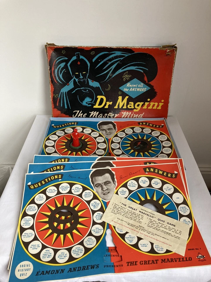 Vintage Dr Magini The Master Mind Board Game Occult Fortune Teller Ouija Board - Image 1 of 4