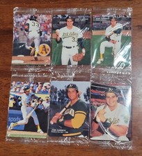 Vtg.1980s Mothers Cookies JOSE CANSECO OAKLAND ATHLETICS A'S SEALED LOT! 💛💛