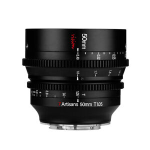 7Artisans Cine Lens 50mm T1.05 for Sony E NEX a5000 A5100 a6000 a6400 a6600