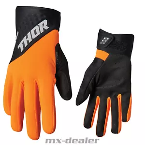 Guantes de invierno Thor Spectrum naranja MX motocross Enduro Quad BMX MTB - Imagen 1 de 3