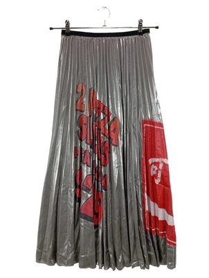 MARC JACOBS Gonna a pieghe Donna Gonna Taglia IT 38 grigio chiaro-rosso - Immagine 1 di 4