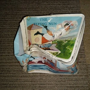 The Flying Nun TV Show Metal Lunchbox Aladdin No Thermos Vtg 1968 Sally Field - Picture 1 of 3