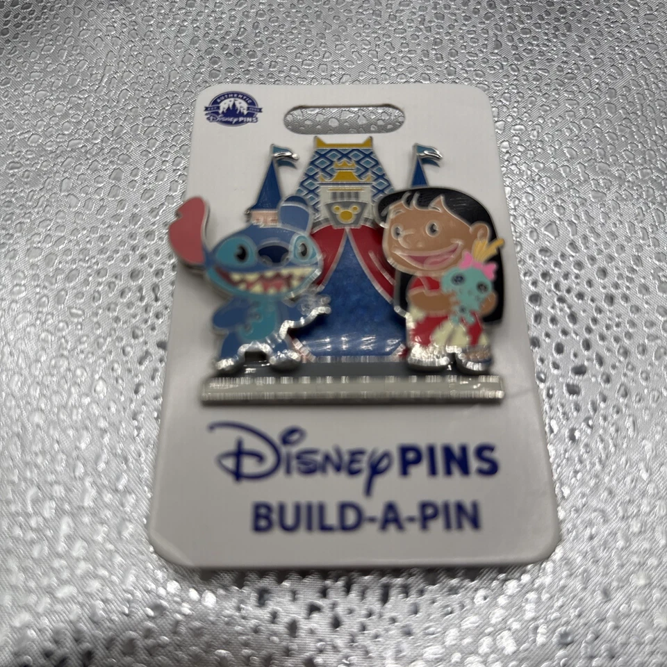 Disney Parks Build A Pin Castle + Lilo and Stitch NEW - Image 1 of 1