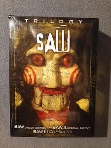 Saw Trilogy DVD 2004-2006 Uncut Special Director's Cut Edition - Imagen 1 de 13