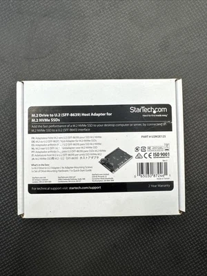 High-Speed M.2 PCIe NVMe to U.2 Adapter - Perfect for Upgrading PCs and Servers - Image 1 of 4