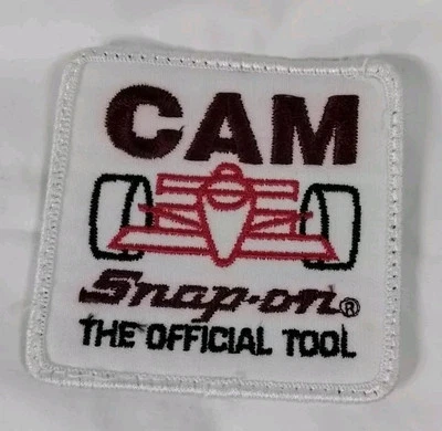 CAM Snap-On Embroidered Patch The Official Tool 3" x 3" Red Formula 1 Race Car  - Image 1 of 4