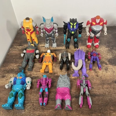 Vintage 80s Hasbro G1 Transformers PRETENDERS Robots Lot Incomplete - Image 1 of 4