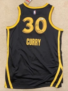 Stephen Curry GSW Signed City Nike Swingman Jersey Insc Golden Boy USA SM BAS - Picture 1 of 3
