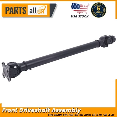 Front Drive Shaft Prop Driveshaft For BMW F15 F16 X5 X6 AWD L6 3.0L V8 4.4L - Изображение 1 из 4