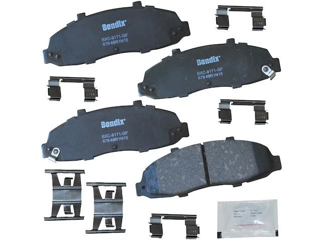 Juego de pastillas de freno delanteras para Ford F150 1997-2003 1998 1999 2000 2001 2002 MB849JW Foto 1 de 1