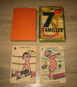 Ancien Jeu de 7 Familles OLYMPIC illustration E. Duplan - Picture 1 of 15