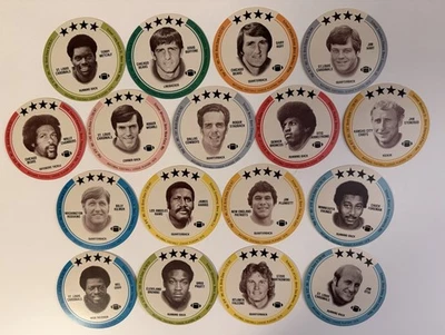 1976 Buckmans Discs Near Complete Set 17 of 20 w/Staubach Stenerud Plunkett READ - Image 1 of 4