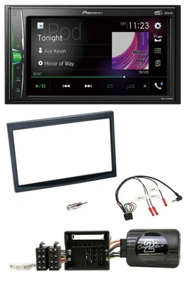 Pioneer 2DIN Lenkrad DAB USB Bluetooth Autoradio für Citroen C2 C3 Berlingo Jump - Bild 1 von 4