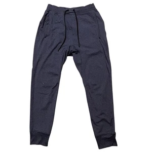 Lululemon Joggers Mens Size M Sweatpants Drawstring Tapered Leg Stretch Blue - Picture 1 of 5