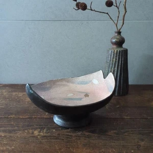 Mashiko ware Sakura petal-shaped dessert plate by Kyoko Shimada Near Mint No box - Picture 1 of 24