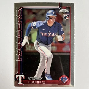 2025 Topps Chrome - Rookie - Dustin Harris #131 RC Texas Rangers - Picture 1 of 2