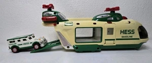 2001 Hess Truck And Helicopter Needs Repair - Picture 1 of 14