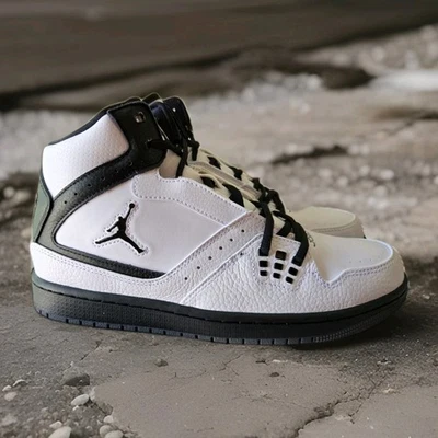 Zapatilla deportiva Jordan 1 Flight Mid para hombre - blanca/negra Foto 1 de 4