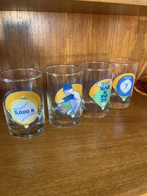 Nolan Ryan Set Of Four Commemorative Career Achievement Drinking Glasses - Image 1 of 4