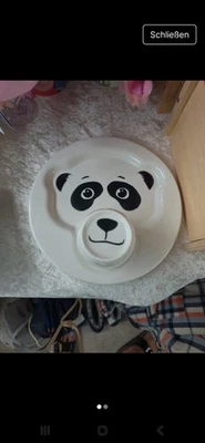 Villeroy & Boch Kindergeschirr Teller+Becher Set Panda - Bild 1 von 2