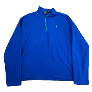 MENS POLO RALPH LAUREN PERFORMANCE 1/4 ZIP FLEECE PULLOVER JACKET SIZE XL - Picture 1 of 10