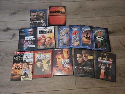 Gene Hackman kick your butt LOT DVD Hoosiers RARE Bat*21 Night Moves Foto 1 de 4