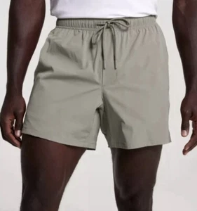 VRST Everyday 5" Shorts Earl Grey Men’s Size Large NWT Stretch Elastic Waist - Picture 1 of 7