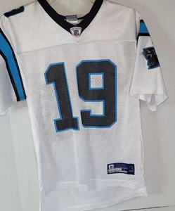 REEBOK NFL Carolina Panthers Keyshawn Johnson #19 Youth Large - Picture 1 of 14