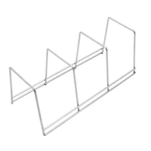 Wire Dish Storage Rack For Plates Cutting Boards Bakeware Pots And Pans Serving - Picture 1 of 9