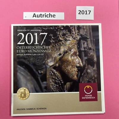 Coffert BU AUTRICHE 2017 de 1 Cent à 2 Euros - Photo 1/3