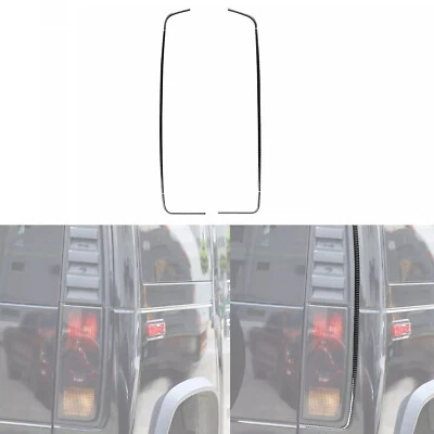 Tiras de ajuste de marco de luz trasera de coche de fibra de carbono real 6 piezas para Hummer H2 03-07 Foto 1 de 4