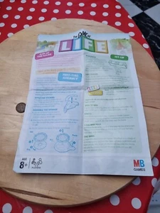 The Game of Life Brettspiel 2008 Hasbro MB Ersatzteil nur Regelbuch - Bild 1 von 2