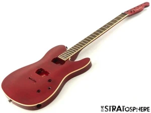 Fender Flame Maple Top Tele BODY + NECK FMT Set Neck Crimson Red $20 OFF - Picture 1 of 10
