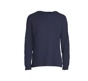 * NEW * George Men's Navy Blue Long Sleeve Crew Neck T-Shirt Size XL (46-48) - Picture 1 of 6