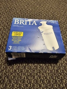Brita Standard Water Filter Replacement Pitchers & Dispensers 3 Pack New Sealed - Picture 1 of 3