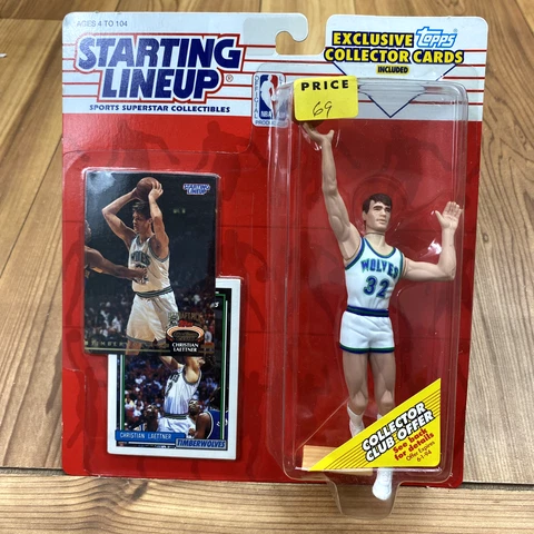 UNOPENED Starting Lineup 1993 Christian Laettner Timberwolves NBA Action Figure Cover