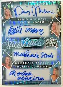Mikinski, Moore, Steele, Oliveira Quad Autogramm Pulsar, Leaf Women of Sport 1/4 - Bild 1 von 2