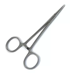 INSGB - Kelly 5.5” Forceps Straight Locking Hemostat Forceps Dental Surgical CE - Picture 1 of 1