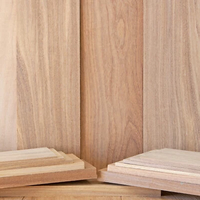 CHEROKEE WOOD PRODUCTS 1/8", 1/4", 1/2" & 3/4" S4S Afromosia Dimensional Lumber