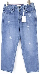 Jeans Droits Taille Haute Tommy Hilfiger Milo Pour Femmes W29 Écourtés - Foto 1 di 7