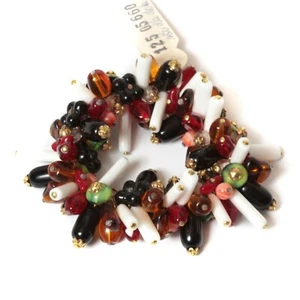 Vintage Czech glass bead bracelet - Picture 1 of 3