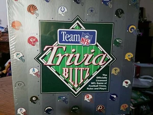 Vintage Team NFL Licensed Trivia Blitz Board Game 1992 Sealed see description. - Picture 1 of 4