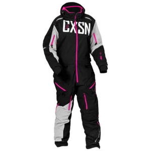 Castle X Freedom Women's Snowmobile Monosuit - Pink Glo/Silver - Picture 1 of 7
