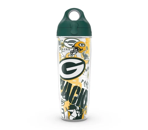 GREEN BAY PACKERS, 24oz DOUBLE WALL, WATER BOTTLE FROM TERVIS Cover