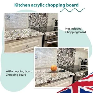 Rectangle Household Chopping Block Easy To Clean Transparent for Kitchen Counter - Picture 1 of 10