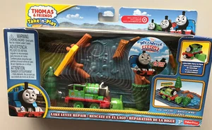 Fisher-Price Thomas & Friends Take-n-Play Lake Levee Repair Train Playset RETIRE - Picture 1 of 2