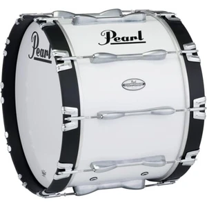 Pearl 24 x 14 in. Championship Maple Marching Bass Drum Pure White LN - Picture 1 of 1