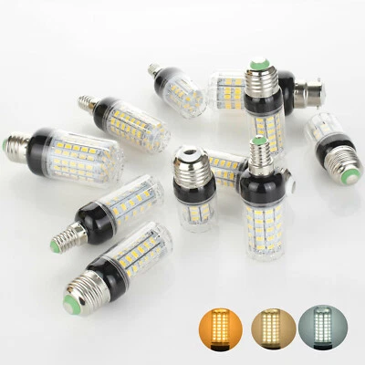 E27 E14 B22 5730 SMD LED Corn Bulb 9W 12W 15W 25W 30W 35W Light White Lamps AU - Image 1 of 4